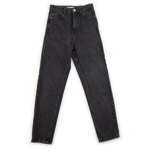 ZARA black high rise jeans size 0